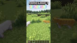 Minecraft Cat  Meow Song Lyrics😺♫ [upl. by Oigroig437]