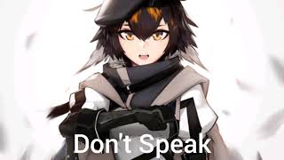 Nightcore  Dont Speak Hidden Citizens [upl. by Artaed]