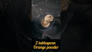 Orange powder packviralvideoytshorts facepack for healthy skinshortsvideos youtube❤️ [upl. by Samul754]