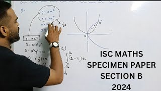 isc maths specimen paper solved 2024 isc class 12 mathematics specimen paper solution 2024 [upl. by Robinia205]