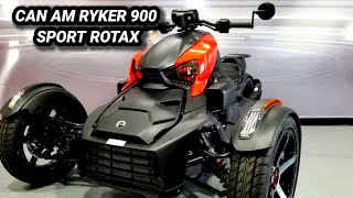 2024 CanAm® Ryker Sport Rotax 900 ACE In Black SPECS REVIEW ENGINE SOUND [upl. by Nisse]