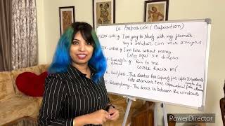 Spanish tutor  Preposition easyspanish spanishforbeginners learnspanish languagetutor indian [upl. by Milinda877]