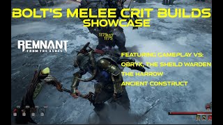 Remnant from the Ashes Build guide  Melee crit builds vs Apocalypse bosses [upl. by Sanalda105]