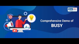 Comprehensive Demo of BUSY English  Indepth Overview of BUSY  No 1 GST Accounting Software [upl. by Berriman]