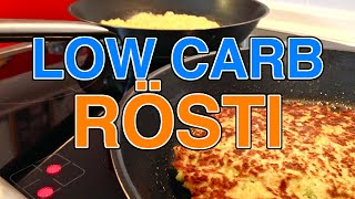 Rösti ohne Kartoffeln  Thermomix  Low Carb Rezepte  Ernährung  Mittagessen  Abendessen [upl. by Wakefield]