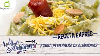 Receta Exprés Borraja en salsa de almendras [upl. by Sihon515]