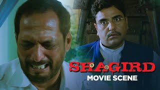 After Getting Slapped By The Minister Nana Patekar Bursts Into Tears  Shagird  Movie Scene [upl. by Baseler]