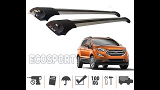 Ford Ecosport Roof Rack Cross Bars [upl. by Grefer]