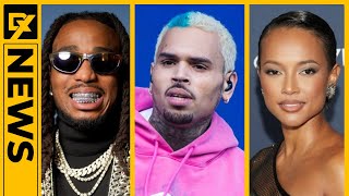 Quavo REPLIES To Chris Brown Diss Over Karrueche Tran Fling On New Song Tender [upl. by Alaaj]