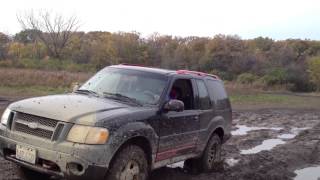 Dodge Dakota Verse Ford Explorer Sport Off road [upl. by Claudius]