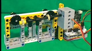 Automatische deuren LEGO sonar en MICROBIT [upl. by Adanama]