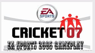 EA SPORTS Cricket 2005 DEMO GAMEPLAY ENG VS AUS 2 MACHES 3 OVER MATCH [upl. by Dj]