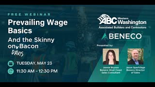 ABC 05 23 23 Prevailing Wage Basics with Beneco [upl. by Melanie]