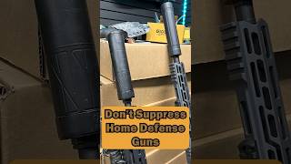 DON’T Use a Suppressor in Home Defense [upl. by Drescher]