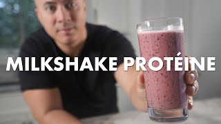 Recette de Milkshake Healthy et Protéiné [upl. by Malynda89]