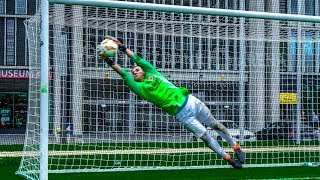 PROFI TORWART TRAINING bei Eintracht Frankfurt ft Kevin Trapp [upl. by Anilef579]