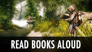 Skyrim Mod Read Books Aloud [upl. by Maybelle716]