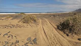 Cofete Beach cycle Fuerteventura 4K [upl. by Harlin]