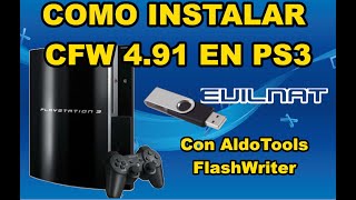 🛠️🎮 Instala CFW 491 EVILNAT con FLASHWRITER en tu PS3 🛠️🎮 [upl. by Dirgni132]