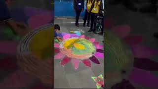 Diwali decoration in school straightforward indianart [upl. by Noitsuj193]