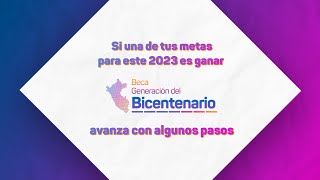 ¿Qué se necesita para postular a Beca Generación del Bicentenario [upl. by Elazaro]