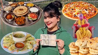 Living on Rs 1000 for 24 HOURS Challenge  Rishikesh Food Challenge [upl. by Yellac]