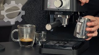 DeLonghi Stilosa EC260 Espresso Machine  Crew Review [upl. by Shana]