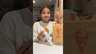 Eating KFC In McDonalds 😱😱 Eating KFC burger in McDonalds food Challenge shorts ashortaday [upl. by Abbey]