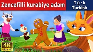 Zencefilli kurabiye adam  The Gingerbread Man in Turkish  Turkish Fairy Tales [upl. by Alaecim]