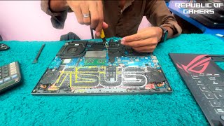 asus rog strix g15 keyboard replacement 😢  2022 model [upl. by Denyse]