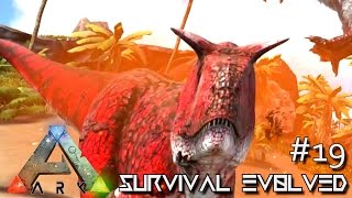 ARK Survival Evolved  MATE BOOSTED amp GREEN MONSTER TREX   SEASON 3 S3 E19 Gameplay [upl. by Sukramaj100]