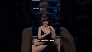 Dakota Johnson OOPS moment on the late night show 😮 [upl. by Ahsinaw]