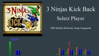 3 Ninjas Kick Back  Select PlayerSNES [upl. by Crescin783]