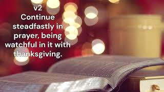 Colossians Chapter 4 Scripture Song ESV [upl. by Anerac]