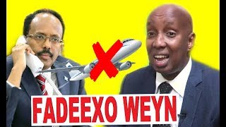 DEG DEG  Farmaajo iyo Wasiir Oomaar oo Garoonka Adan Cade ka eryey ganacsatadii Reer Muqdisho [upl. by Shivers529]