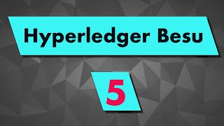 Tutorial How to create a permissioned Blockchain network with Hyperledger Besu [upl. by Hcurab]