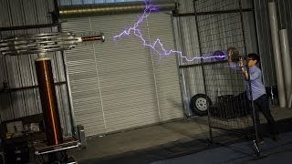 How Giant Tesla Coils Work with ArcAttack [upl. by Cave684]