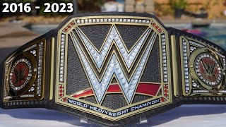 WWE Championship PPV Match Card Compilation 2016  2023 With Title Changes [upl. by Eimam]