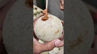 Mouth watering 😋 Wood Apple masala streetfood shorts [upl. by Sug]