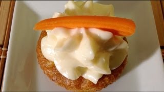 How To Make Carrot Cake CupcakesCream Cheese FrostingBaking Recipes [upl. by Elletsirk762]