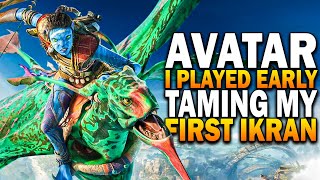 Avatar Frontiers Of Pandora EARLY ACCESS Gameplay Taming My First Ikran [upl. by Arec]