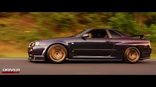 Midnight Purple Nissan Skyline R34 GTR Single Turbo [upl. by Wan]