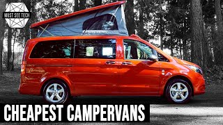 9 Cheapest Campervans Designed with Affordability in Mind Review of 2021 Models [upl. by Laamak]