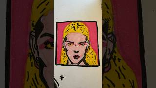 Copying Andy Warhol How to use alcohol markers ￼ [upl. by Warila]