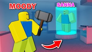 Playing Flee The Facility As NOOBS Roblox [upl. by Dorca]