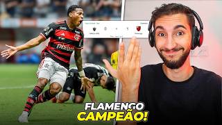 Flamengo 1 x 0 Atlético MG  FLAMENGO CAMPEÃO de forma quothumilhantequot🤔 [upl. by Folly790]