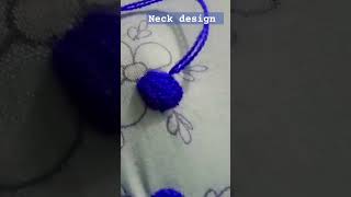 SB Hand Embroidery Stitch Marvelous neck design Easy tutorial for beginners [upl. by Nosaes461]