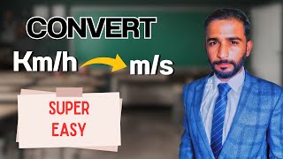 Convert Kmh into ms in easy way  conversion of units  Physics [upl. by Mungovan]