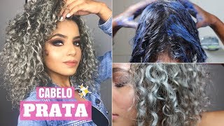 MATIZANDO E TONALIZANDO CABELO PRATA  Bruna Ramos [upl. by Ellenor723]