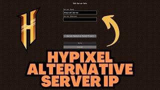 Minecraft Hypixel Alternative IP Address [upl. by Atokad]